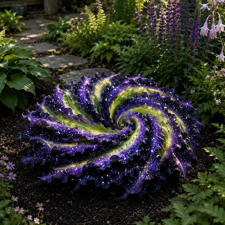 🌌 Galaxy Spiral Hosta Bulbs - 🌸A Stunning Galaxy Of Color In Every Garden