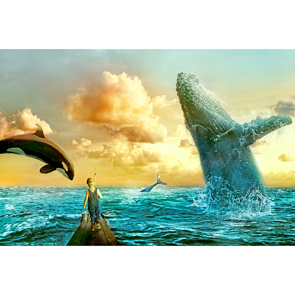 

Fun Cartoon Sea - 1000 Pieces Jigsaw Puzzle, 501 Original