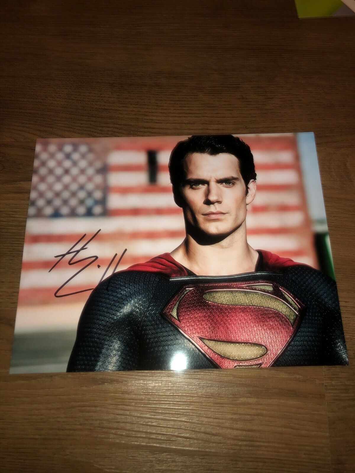 Henry Cavill Superman Man of Steel Signed Autographed 8x10 Photo Poster painting COA E1