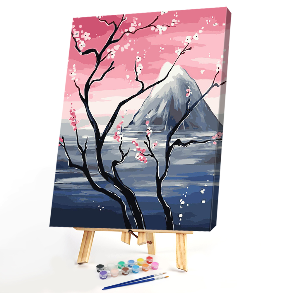 

40*50CM Paint By Numbers-Plum Flower, 501 Original