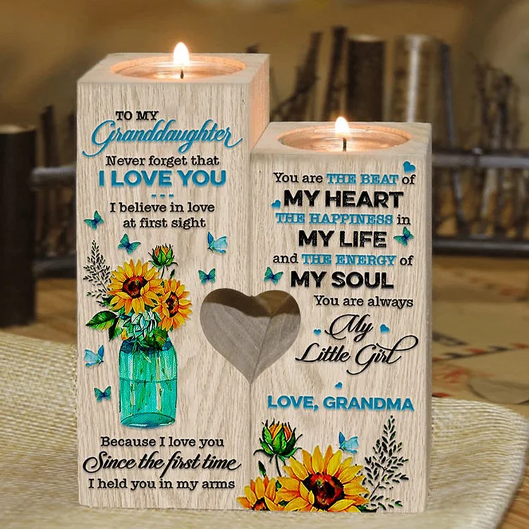 To My Granddaughter - You are Always My Little Girl - Candle Holder