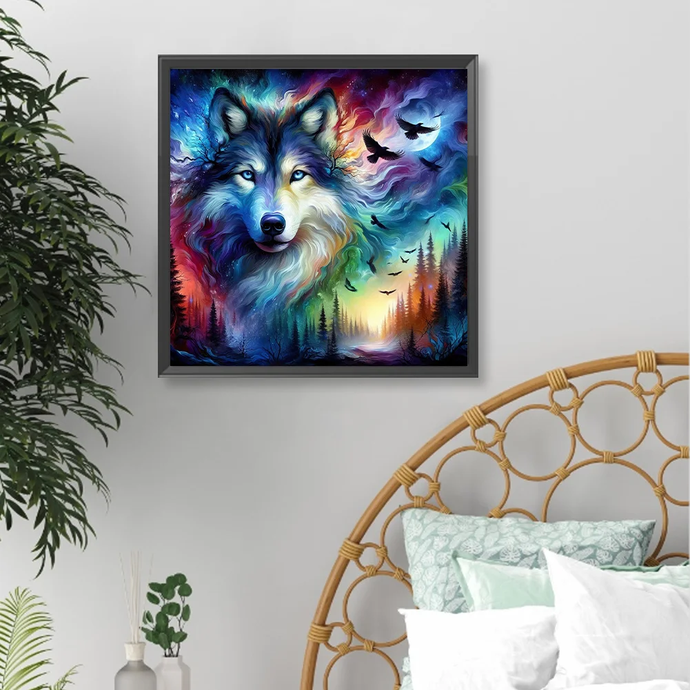 Diamond Painting - Full Round Drill - Wolf(Canvas|40*40cm)