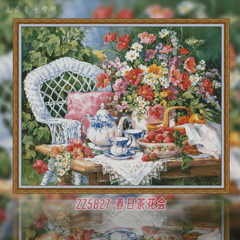 [ZZ5827-Spring Camellia Party] Painting Fairy Cross Stitch