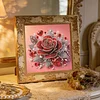 Rote Rose speziell geformte 5D DIY Teilbohrer-Diamant-Mal-Set 30x30cm