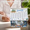 5D / DIY Kalender Kristallmalerei Schreibtisch Kalender Kit Heimdekorationen (Eule)