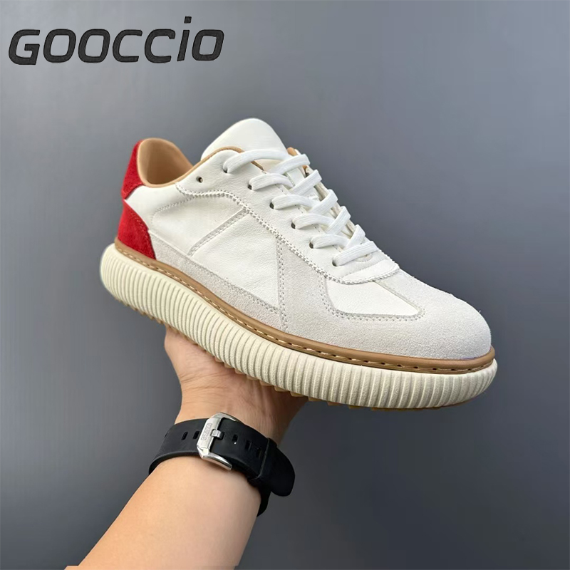 BC182 Cowhide Sneakers/Casual Shoes For Men GOOCCIO   