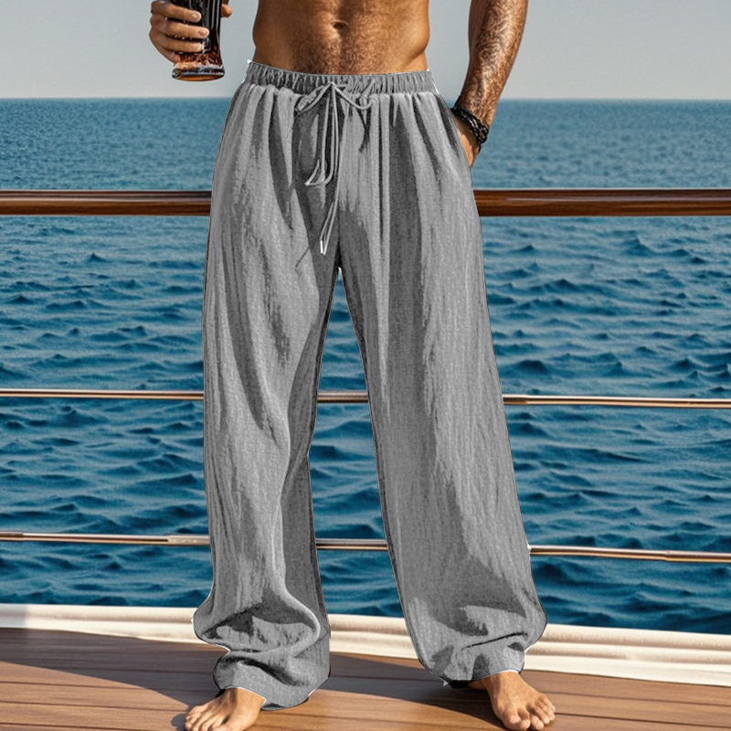 Men's Linen Trousers-inspireuse