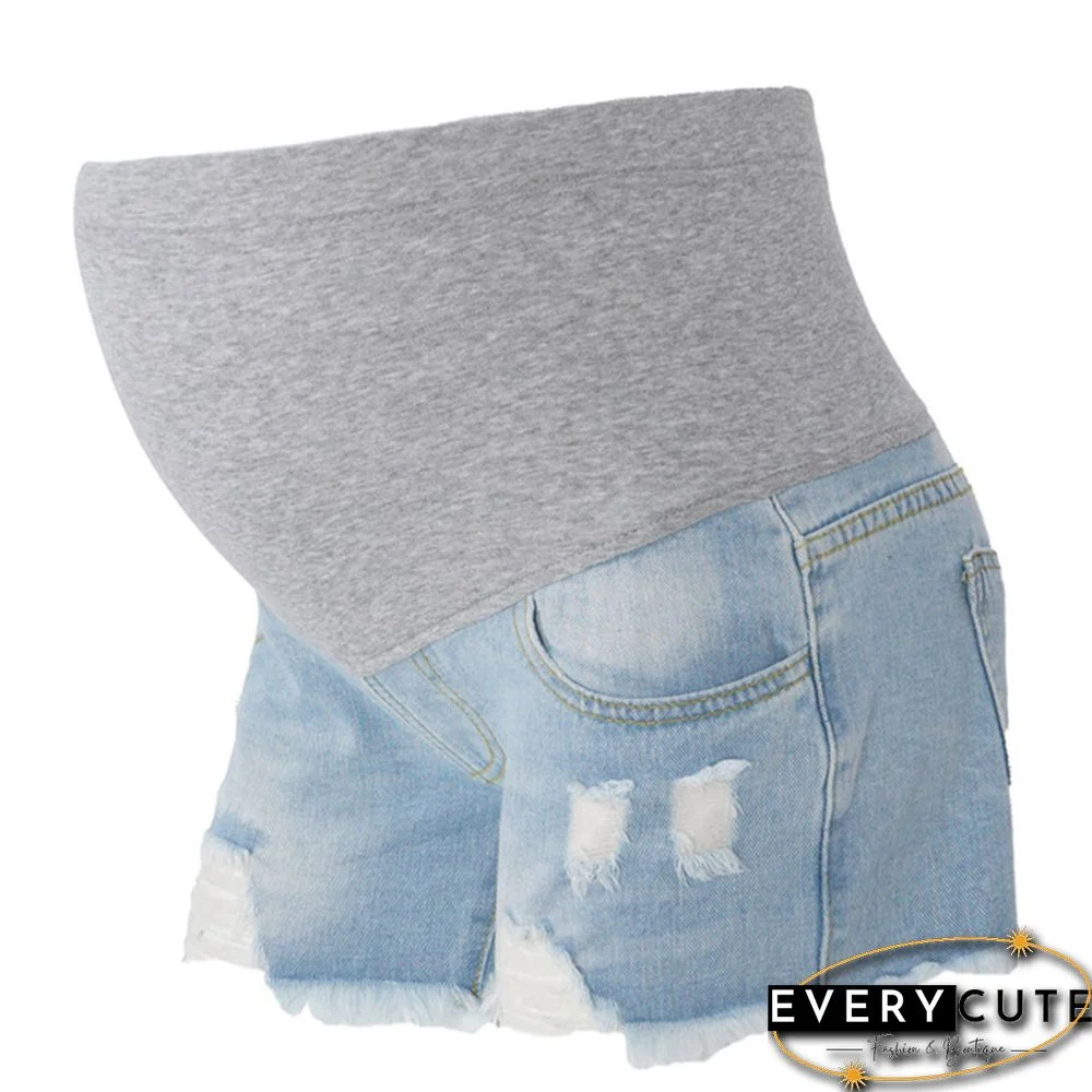 Pregnant women's Denim Shorts Summer Pregnant Casual Short For Women Pregnacy Shorts