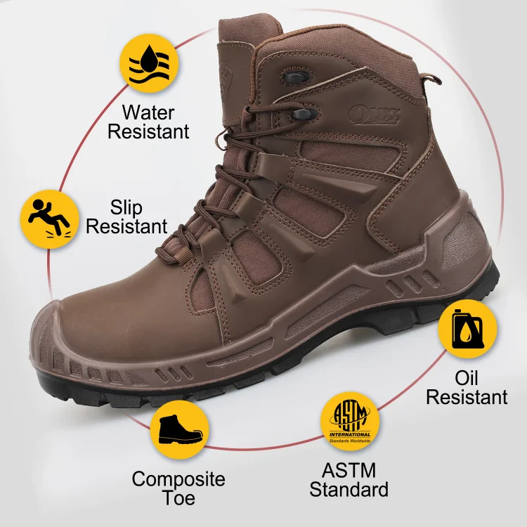 Men's Composite Toe Waterproof Comfortable Work Boots