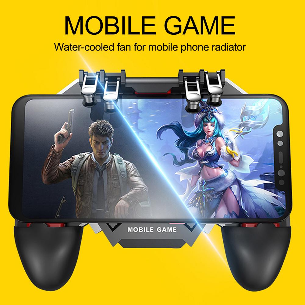 AK77 6 Fingers Trigger Phone Game Controller Game Grip w/Dual Fans for PUBG, 4000mah battery, 501 Original
AK77 6 Fingers Trigger Phone Game Controller Game Grip w/Dual Fans for PUBG, 4000mah battery, 501 Original