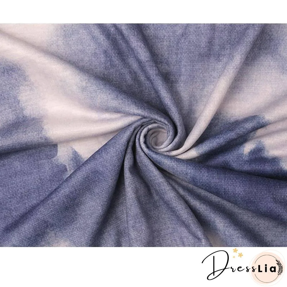 Autumn Winter Sexy Woman Tshirts Tie-dye Long Sleeved Tops Aesthetic Clothes Color All-match Fashion Women's Fall Clothing