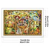 (Big Size)Disney Family - 18CT Stamped Cross Stitch - 80*55cm - Disney
