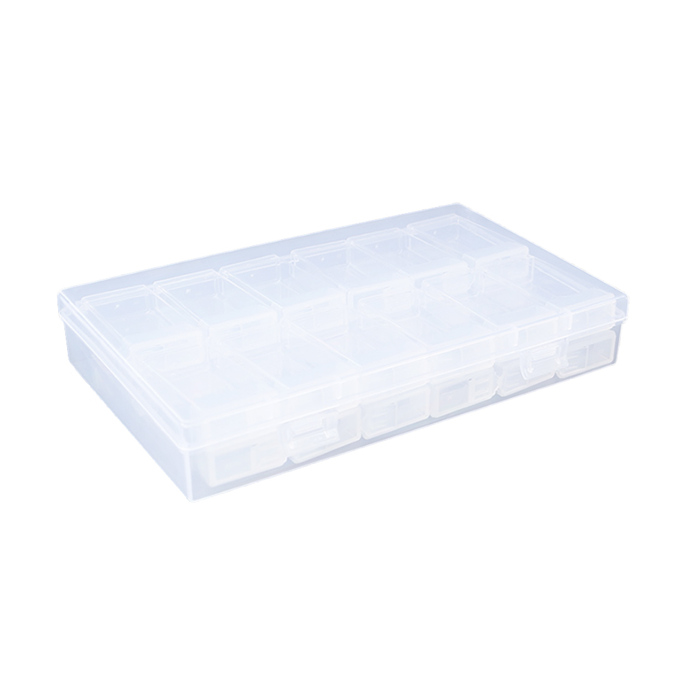 

Diamond Painting Box Transparent Beads Storage (24 Grids), 501 Original