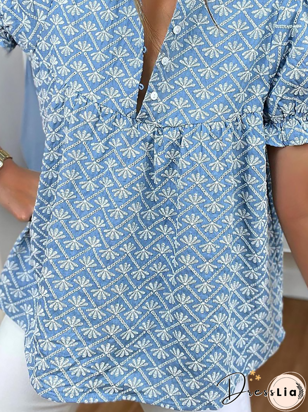 Plus size Short Sleeve Casual Tops