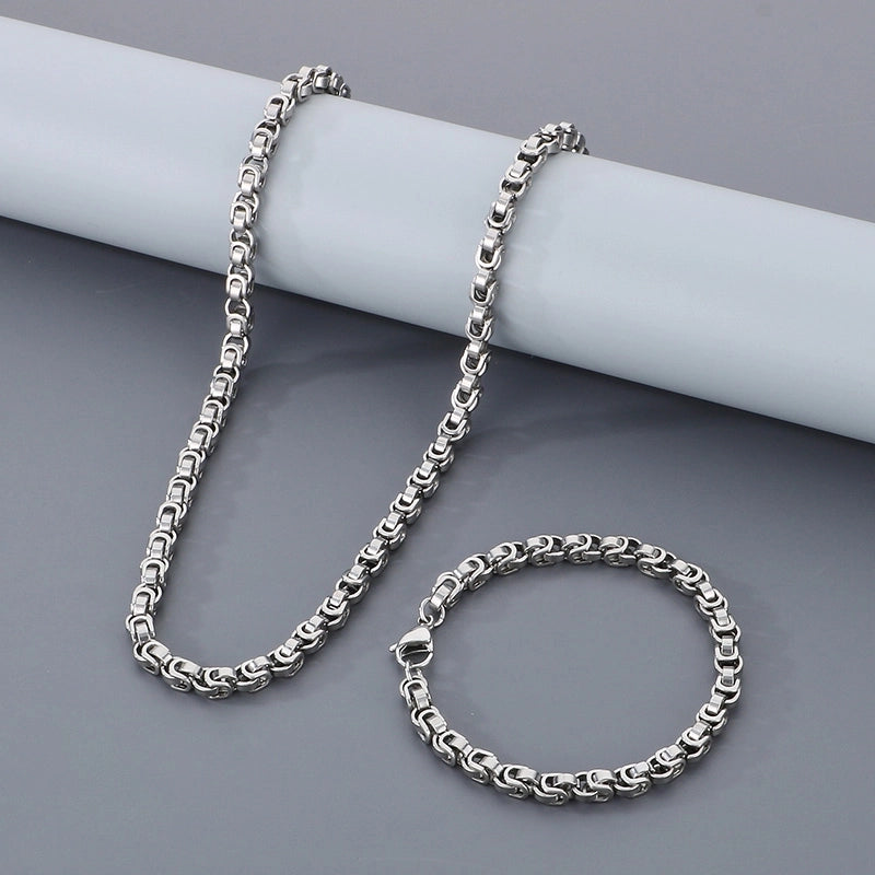 Fashion Popular Stainless Steel More Sizes Bamboo Necklace Choker Bracelet Necklace Accessories