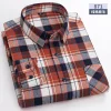 Men's 100% Cotton Plaid Shirt