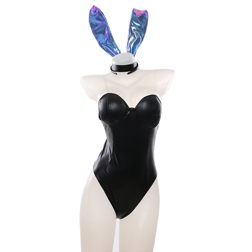 League of Legends LOL KDA The Baddest Evelynn Cosplay Kostüm Bunny Girl Halloween Karneval Jumpsuit