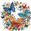 Diamond Painting-DIY Crystal Rhinestone Flower Butterfly