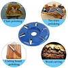 Wood Carving Disc 6 Teeth Grinder Wheel Disc Angle Grinder Chainsaw Wheel Woodworking Disc Wood Shaping Wheel Chain Saw Disc Circular Saw Blade for Cutting Carving Shaping Wood