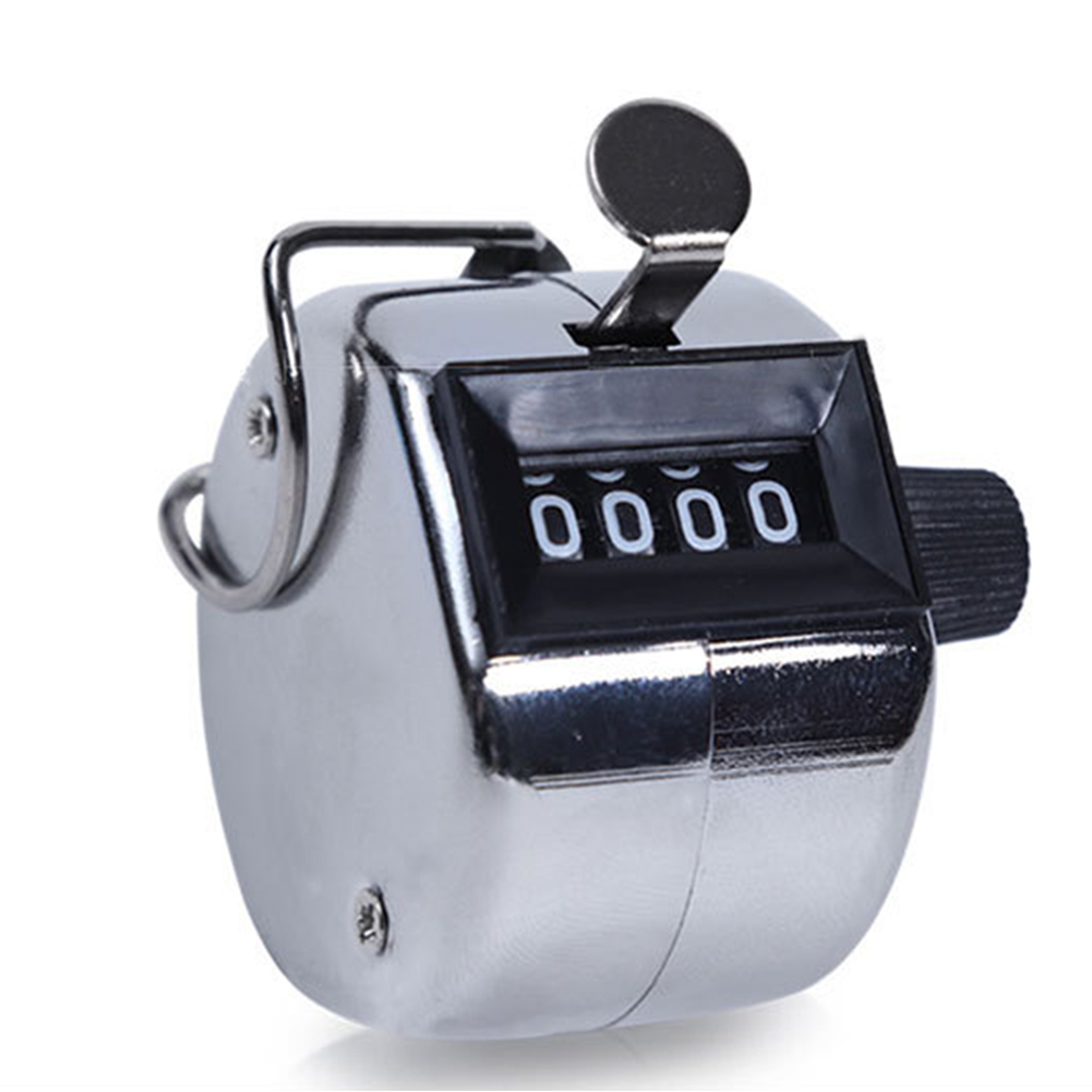 

Metal Digital Clicker Counter Handheld 4-Digit Manual Hand Tally Counters, 501 Original
