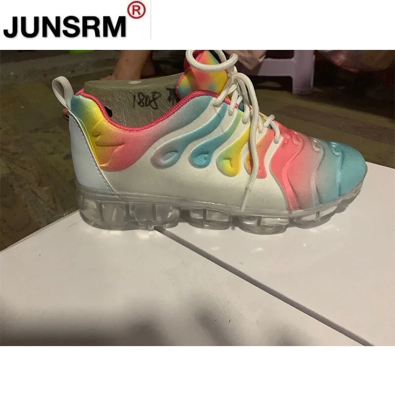 2021 Women Sneakers Summer Outdoor Sports Shoes Multicolor Leisure Comfortable Lace Up Plus Size Zapatos De Mujer Casual Shoes