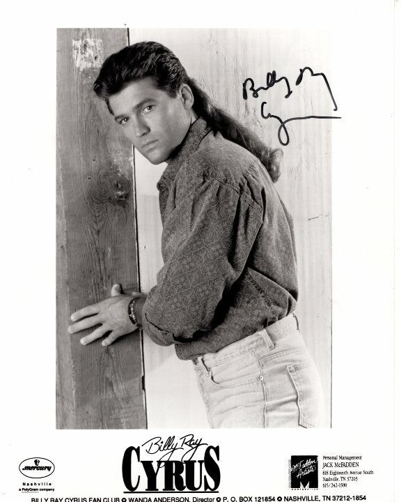 BILLY RAY CYRUS signed autographed 8x10 Photo Poster painting