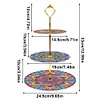 DIY Diamond Painting 3-Tier Mandala Cupcake Dessert Stand Serving Tray Decor Kit