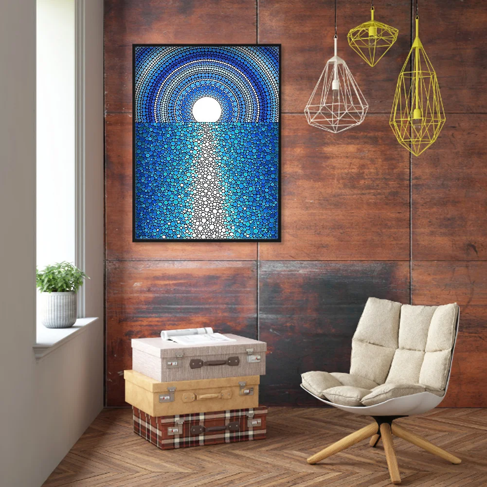 Diamond Painting - Full Crystal Rhinestone - Sea Surface(30*40cm)