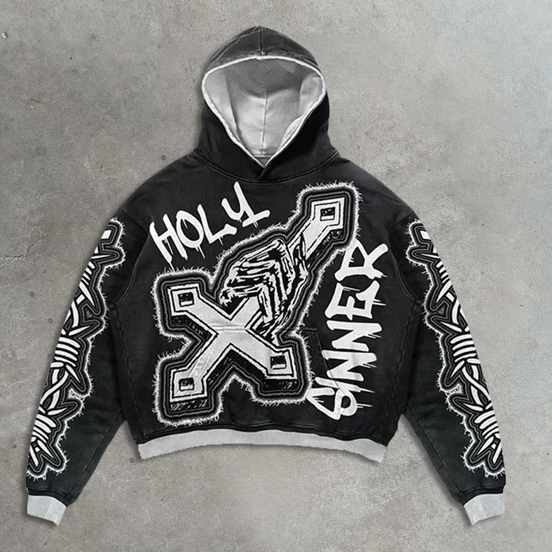 Cross casual street hoodie