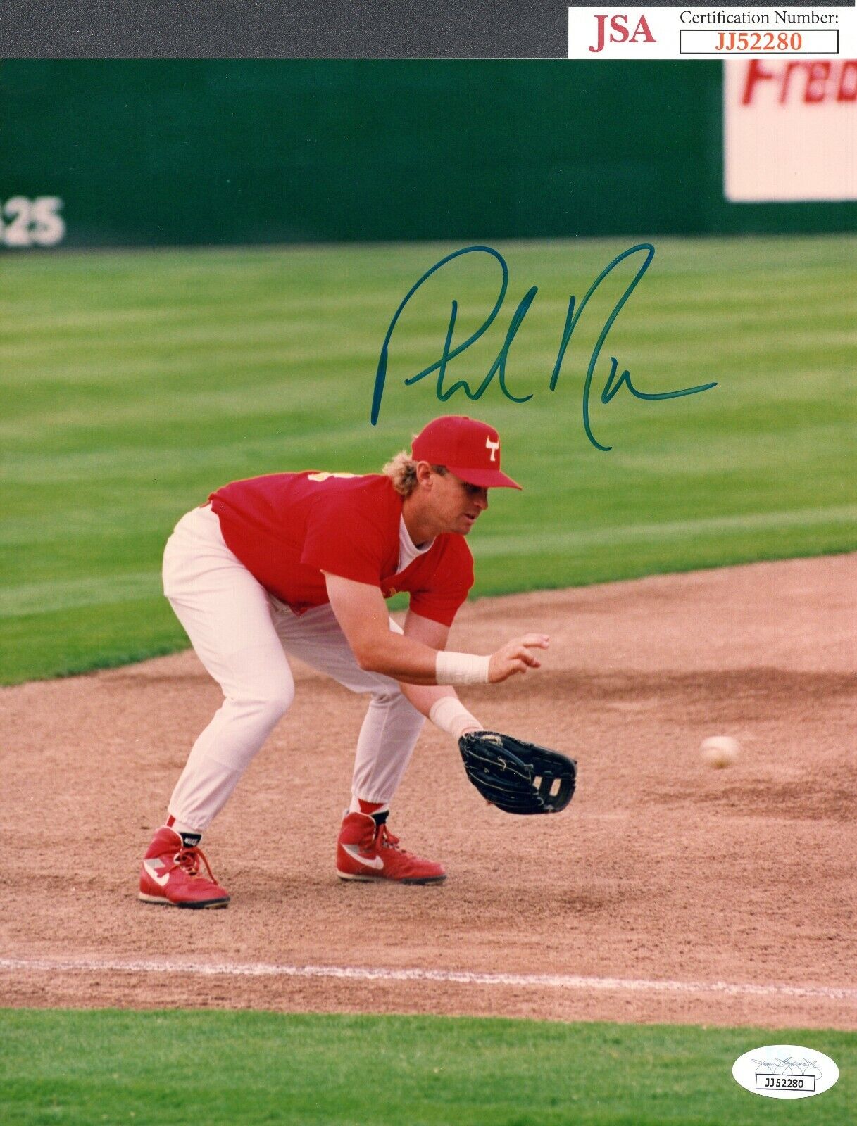 JSA Phil Nevin Autographed Signed AUTO 8x10 Photo Poster painting 1993 Tucson Toros TRB 537