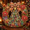 DIY Diamond Painting Xmas Hanging Ornament Pendant Acrylic Double Sided Print Decor Kit