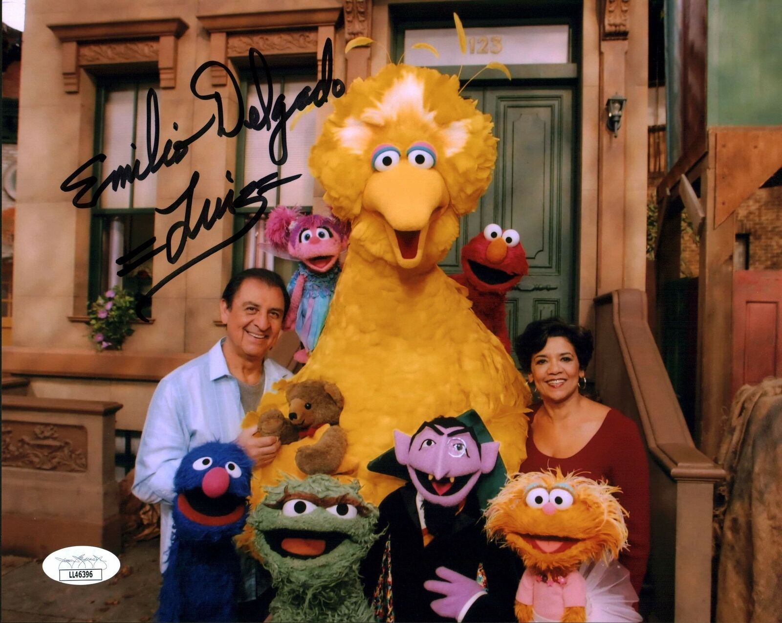 Emilio Delgado Sesame Street 8x10 Photo Poster painting Signed Autograph JSA Certified COA Auto