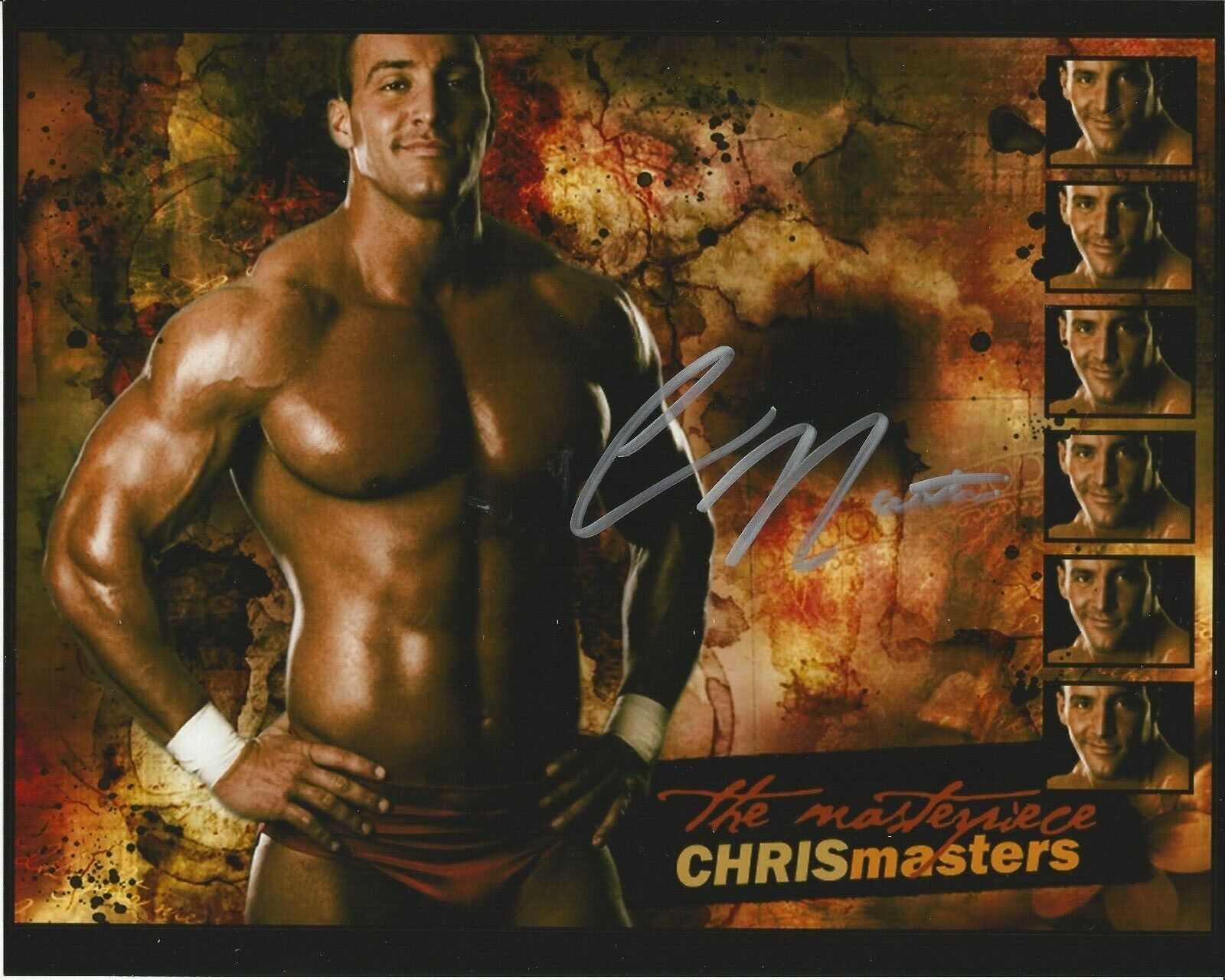 Chris Masters Autographed 8x10 WWE WWF  Ship 4