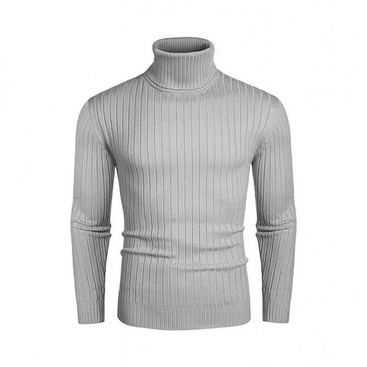 ✨2026 Neu eingetroffen✨Herren-Rippstrickpullover mit Rollkragen