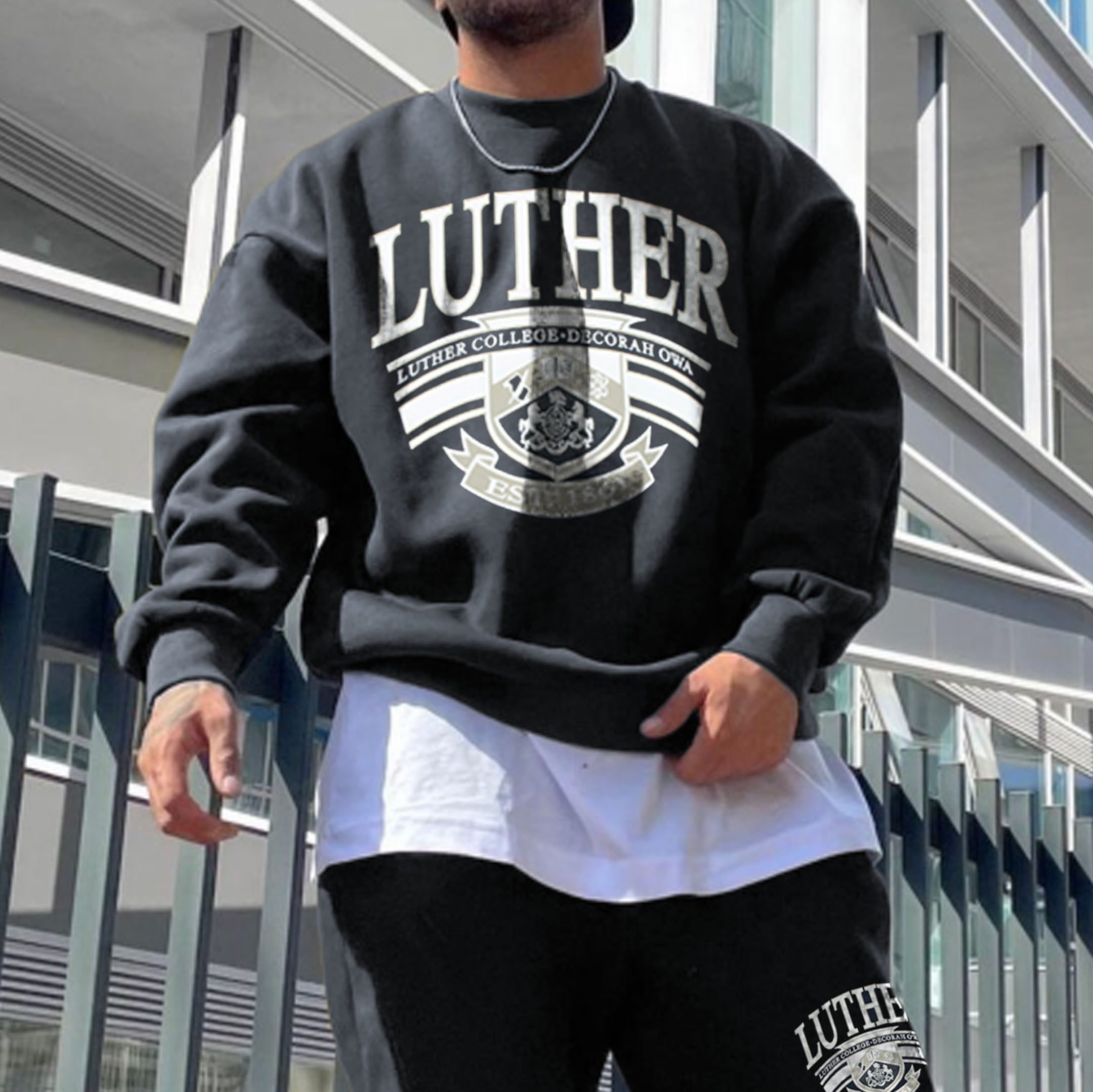 Retro Men's Luther Sweatshirt / [blueesa] /