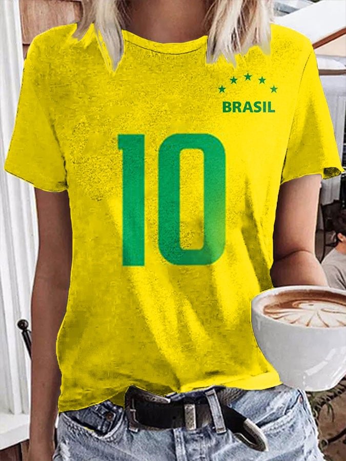 Women's Brazil National Football Team Casual Vest