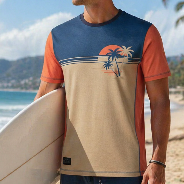 thesupersurf Casual Palm Tree Print T-Shirt 