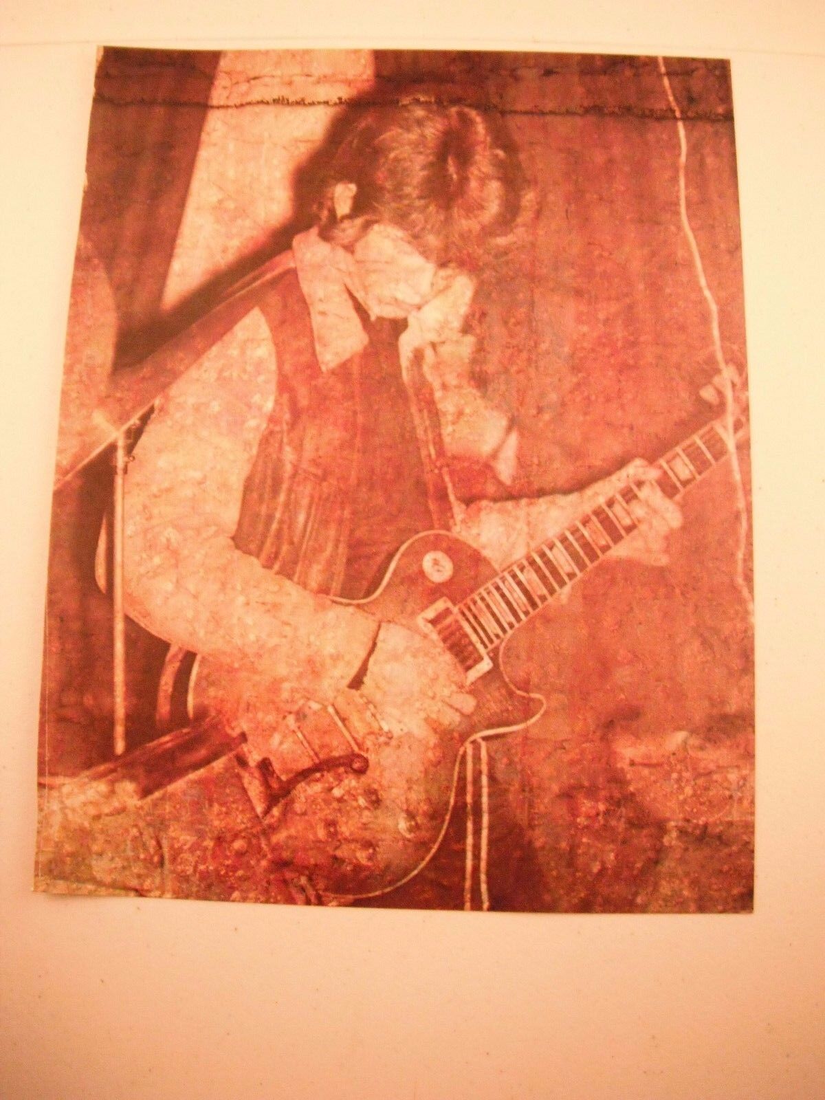 Mick Taylor Rolling Stones Guitarist 12x9 Coffee Table Book Photo Poster painting Page