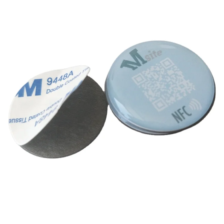 ISO14443A 30mm rfid passive 13.56 anti metal nfc token