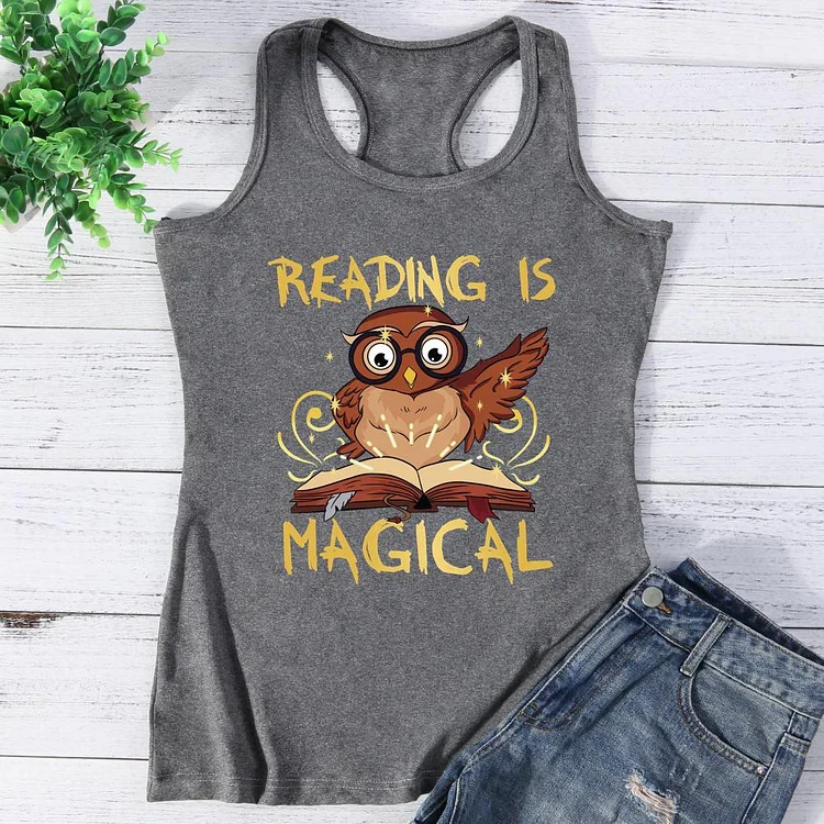 Reading Is Magical Book Lovers Vest Top