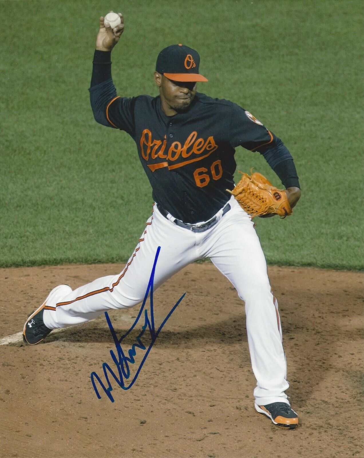 Mychal Givens Autographed 8x10 Baltimore Orioles#S686