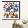 (40*40cm)Bear - Round Partial AB Drill Diamond Painting