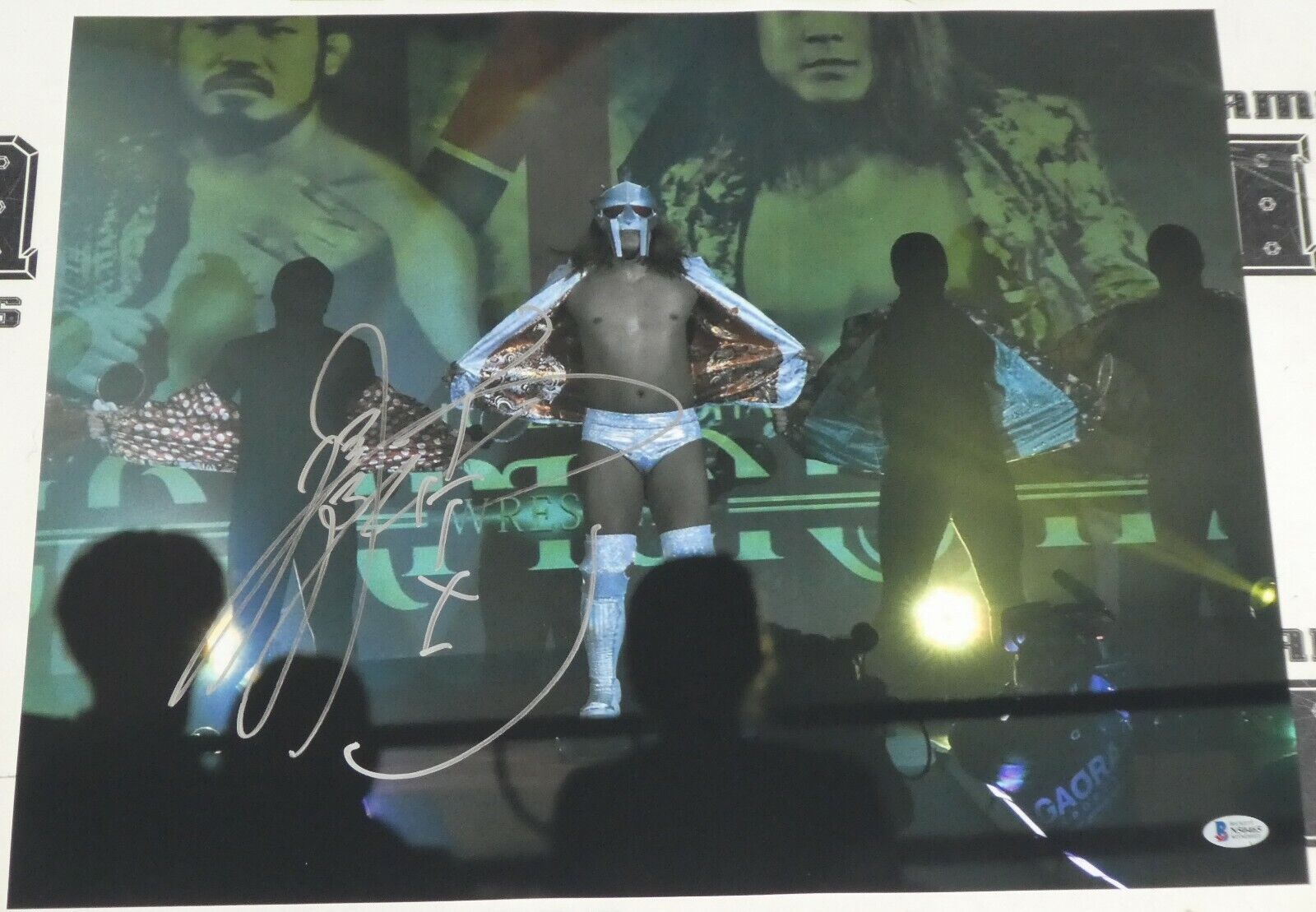 Jiro Kuroshio Signed 16x20 Photo Poster painting BAS Beckett COA Wrestle-1 Picture Autograph UWA