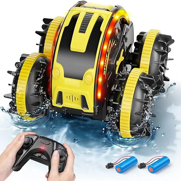 Gesture Sensing RC Stunt Car, 1:12 Large Drifting Remote Control Car with Watch Hand Controlled, 4WD 12.5MPH Fast On/Off Road RC Cars Toys for Boys Adults Kids Family Edition