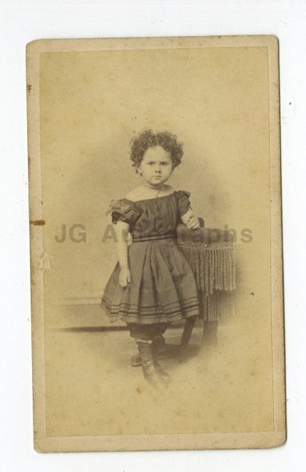 19th Century Children - 19th Century Carte-de-visite Photo Poster painting - Shelburne Falls, MA