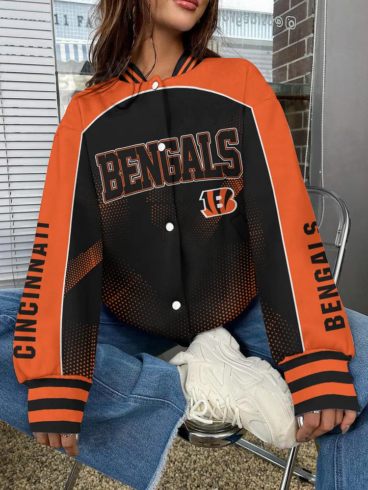 Cincinnati Bengals National Football League 2024 Make Your Mark Unisex Varsity Jacket