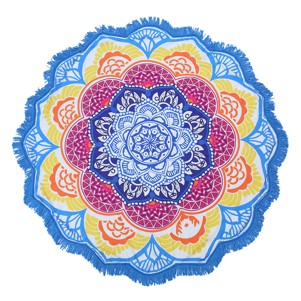 

130 X 130cm Round Mandala Tassels Tapestry Wall Hang Carpet Beach Mat (5, 501 Original
