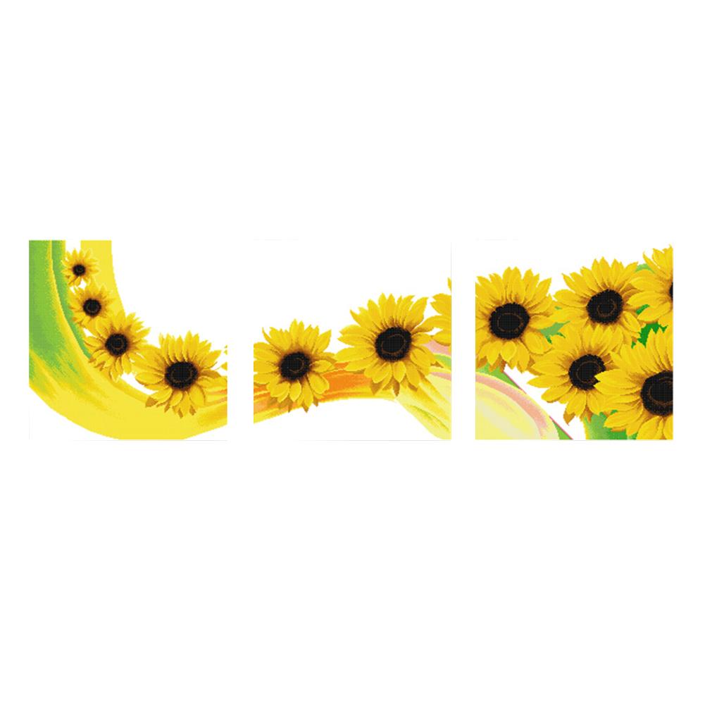 

Sunflower - 11CT Stamped Cross Stitch - 168*58CM, 501 Original