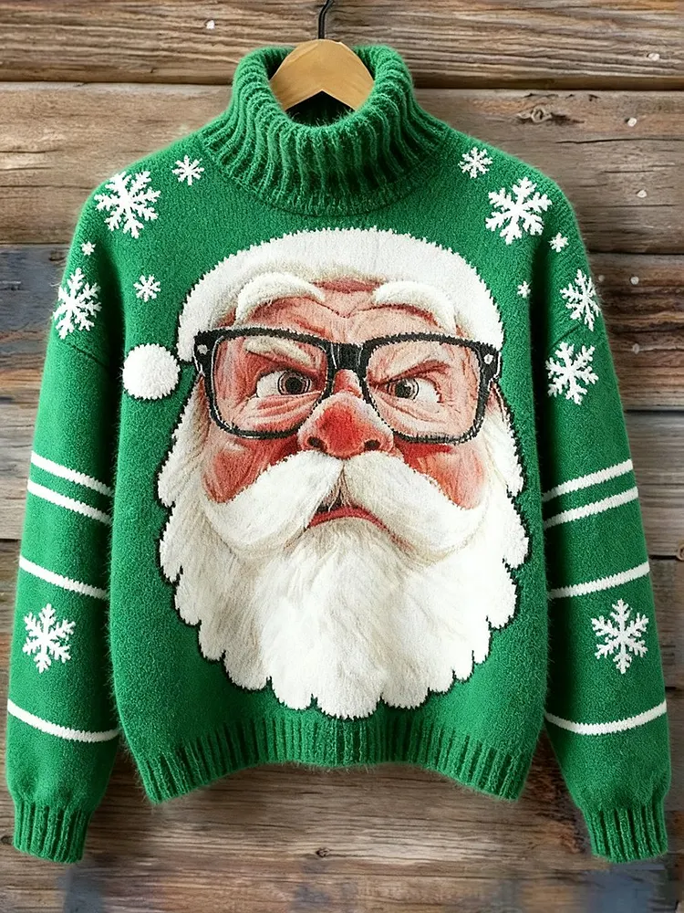 Unisex Ugly Christmas Sweater Santa 