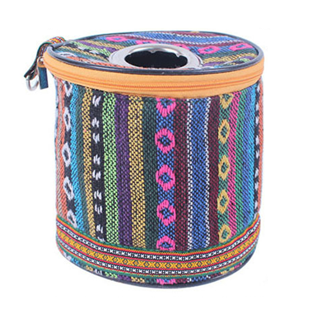 

Ethnic Paper Towel Tissue Holder Case Outdoor Camp Roll Paper Storage Box, 501 Original